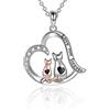 YFN Argento Sterling Collana Elefante Gioielli per le Donne Collana Madre FigliaM Regali per la Festa Della Mamma per Donne Mamme Ragazze