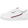 adidas Originals Adidas Continental 80 C Scarpe da Ginnastica, Unisex - Bambini, Ftwr White/Scarlet/Collegiate Navy, 35 EU
