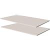 Composad | Coppia di Ripiani per Armadio a 5 Ante ARA395 Linea Favorita (LxAxP): 91,3x3,6x55,4 cm, Grigio Cashmere Topmatt, Made In Italy