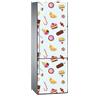 Oedim Vinile per Gelato Frigorifero, 185 x 60 cm, Adesivo Durevole e Facile Applicazione, Adesivo Decorativo dal Design Elegante
