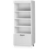 Vicco Scaffale da cucina Fame-Line, Bianco country/Bianco, 60 cm