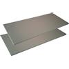 COMPOSAD | Coppia di Ripiani Per Armadio AR9303, Ripiani Interni Armadio, (LxAxP) 117,70x1,80x50,90 cm, Colore Grigio, Made in Italy
