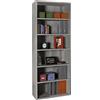 Composad | Libreria Alta della Linea DISEGNO Con 5 Ripiani Regolabili, Libreria Scaffale Moderna, (LxAxP) 81,60x217,5x35,70 cm, Grigio Cemento, Soggiorno, Studio, Ufficio, Made in Italy