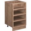 Vicco Scaffale da cucina Fame-Line, Rovere dorato, 50 cm
