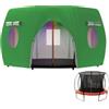 Generic Tenda verde del trampolino, copertura impermeabile rotonda del trampolino,Tenda resistente ai raggi UV