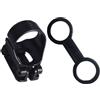 Yardwe Fermo Snorkel in Silicone e ABS Nero Doppia Fibbia a Forma di Installazione Rapida e Tubi di Ventilazione