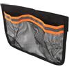SOESFOUFU Borsa per Racchetta da Ping Pong, Custodia Sospesa per Racchette da Ping Pong, Tessuto Oxford Nero 25x18cm, Scomparti Dedicati, per Allenamento e Organizer Sala Giochi