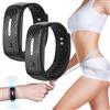 Asslye JOSFIT - Braccialetto a Ultrasuoni per la Perdita di Peso e Disintossicazione, Sabbiatura dei Grassi per Donne e Uomini (Nero + Nero)