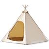 APLVFFZH Esterna a Piramide per Campeggio, per Escursionismo, Colonna d'Acqua 2000-3000mm, Portatile, per outdoor, Tenda a piramide in tessuto Oxford 210D 220 * 220 * 220cm