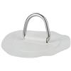 Horett Cuscinetto per Anello a D da 6 Pollici Toppa per Anello a D Base in Acciaio Inossidabile Acciaio Inossidabile 316 in PVC Installazione Facile con Resistenza Alla