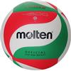 Molten - V5M4500, Pallone da pallavolo, colore: Bianco/Verde/Rosso