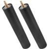 VANZACK 2 Pezzi Prolunga per Stecca da Biliardo Cue Extender Metallo e Plastica Nero per Stecca da Biliardo per Giocatori Professionisti di Pool e Snooker