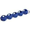 FRCOLOR Porta Custodia per 5 Palline Palline da Golf in Silicone Blu | Moschettone Portachiavi Incluso, Facile da Pulire, per Appendere a Pantaloni o Sacca da Golf