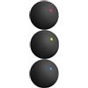 Ciieeo Palline da Squash Alta Rimbalzo in Gomma per Allenamento 3 Pezzi Palline Sportive Resistenti per Allenamento Professionale Adatte per Uso Indoor e Outdoor