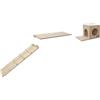 Kerbl Pet Parete da arrampicata per piccoli animali - Set da 3 pz