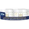 Dove Scrub Corpo Bridgerton Love & Meadows, Limited Edition, con Detergenti a Base Vegetale e ¼ di Crema Idratante, Note di Bergamotto e Fiori di Campo, Senza Solfati, 4 Confezioni da 225 ml