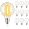 Yuusei Lampadine LED G40 Esterne, DC 24 V Pacchetto da 10 Lampadine E12