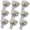 Ougeer confezione da 9 GU10 6 W LED bianco caldo 3000 K, AC 220 - 240 V, 600lm, 60 Watt di ricambio per lampada alogena con nuova tecnologia chip, non dimmerabile
