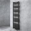 doporro Radiatore da Bagno 180x50cm, Radiatore Piatto Termoarredo da Bagno Riscaldamento Elettrico o da Acqua Calda RHE Portasciugamani in Acciaio, Antracite