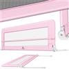 KESSER® Sponda da letto Protezione per letto Sponda da letto bambini Sponda da culla Barriera letto per bambini, Hellrosa - 150cm