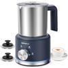 SIMPLETASTE Montalatte Elettrico 4 in 1, Bricco Rimovibile, 500 ml Schiumatore Automatico ad Alta Capacità per Latte Caldo e Freddo, Caffè, Latte, Macchiato, Cappuccino e Cioccolata Calda