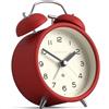 Newgate« Charlie Bell Echo sveglia | Orologio classico a doppia campana | Rosso | Numeri facili da leggere | Ideale per comodino, scrivania o mensola | Accessorio retr˛ camera da letto e ufficio