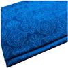 NAKAN Tessuto in Velluto con Motivo Floreale al Metro Tessuto Decorativo Floreale Largo 145cm per Mobili Tappezzeria, Artigianato Fai da Te, Tende, Decorazioni per La Casa(Color:Blu Reale)