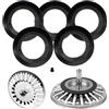 Amazleer Guarnizioni in gomma per tappo lavello, confezione da 5, rondelle di ricambio universali, 78-83 mm (5)