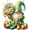 Bowetile Diamond Painting - Ciondolo a forma di gnomo, decorazione per finestre, per adulti, bambini, decorazione fai da te per finestre e giardini, idea regalo