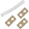 Westmark 40622250 - Piastrine di Ricambio per Doppio Snocciolatore Ciliegie/prugne, in Gomma, 15 x 10 x 10 cm, Colore: Argento (Confezione da 30)
