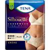 Tena Silhouette - Plus Crème Vita Alta Mutandine Assorbenti Femminili Taglia L, 8 mutandine