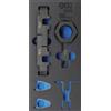BGS technic Inserto carrello officina BGS 1/3: Set di attrezzi per la regolazione del motore per Opel 1.6 SIDI - 9688