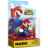 Jakks Pacific Super Mario, statuetta di Mario - giocattolo e figura da collezione della linea World of Nintendo, altezza circa 7 cm