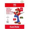 Nintendo Scheda di memoria Micro SD Express, 256 GB, Sandisk, per Nintendo Switch 2