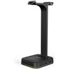 NOVA GAMING Supporto per cuffie da gaming - NOVA GAMING - Hydra - Supporto universale - LED RGB - Nero