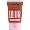 NYX Professional Makeup Fondotinta Effetto Blur, Con Coprenza Media, Finish Matte, Con Niacinamide, Matcha e Glicerina, Fino a 12 Ore d'Idratazione, Bare With Me Blur, Tonalità: Truffle, 30 ml
