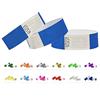 Qubiband Braccialetti in Tyvek, larghezza 1,9 cm, confezione da 500 pezzi, per eventi 500 Pack Blu elettrico