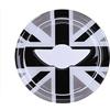 TOWBEBER For MINI COOPER R55 R56 R57 R58 R59 R60 R61 Clubman Countryman Accessori for interni auto Adesivo for volante in resina epossidica 3D(Gray jack)