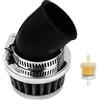BOLOJAU 50 cc Filtro aria da 35 mm per 70 cc 90 cc 110 cc e 125 cc per Chinese motori per Tao Tao per Coolster per Apollo per Kazuma per Sunl ATV Quad 4 ruote Go-Kart Dirt Bike Minimoto Dune Buggy
