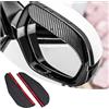 SJPJDGFC per Toyota Yaris Cross/Hybrid 2021 2022 2023 2024 2025 2026 Parapioggia Specchietto Fibra di Carbonio, Visiera Specchietto Flessibile, Protezione Impermeabile, Montaggio Senza Fori Accessorio Auto