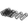 uxcell sourcing map Compressione Molla - 1.2mm Filo Diametro 15mm OD 35mm Libero Lunghezza Molla Acciaio Estensione Molla Nero 10Pz