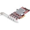 StarTech Scheda PCIe USB-C a 4 Porte, USB 3.2 10Gbps (P10Q4C-USB-CARD)