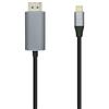 AISENS - A109-0395 - Cavo convertitore da USB-C a display 4K a 60HZ, USB-C/M-DP/M, nero, 1,8 m