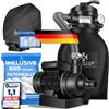 KESSER® Filtro a Sabbia - Sistema di filtraggio a Sabbia + 700 g di Sfere filtranti sostituiscono 25 kg di Sabbia filtrante per Piscine - Filtro per Piscine 10 mġ/h - Sistema filtrante