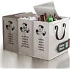 PTMS® Borse Raccolta Differenziata con COPERCHIO - Carta, Plastica e Vetro