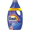 Dash Detersivo Liquido Lavatrice, 60 Lavaggi, Lavanda, Rimuove Le Macchie e Igienizza, Dona Freschezza, Brillantezza Per I Capi, Efficace Anche A Freddo E In Cicli Brevi