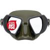 Salvimar Noah Anti Fog, Maschera Adulto Anti Appannamento, per pesca subacquea, Verde/Nero