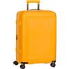 American Tourister Trolley Rigido Medio espandibile, con 4 ruote girevoli e chiusura integrata con combinazione a 3 cifre con funzione TSA. Dispone di un ampio scomparto principale, cinghie elastich