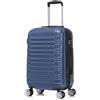 Boleedy Valigia Cabina 55x20x35 cm in ABS Rigido Leggero, Trolley con 4 Roulettes 360°, Bagaglio a Mano Ideale per Viaggio e Business & Leisure