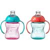 Nuby Grip N Sip Tazza per Bambini con Manico, Set 2, 240ml, 4+ Mesi